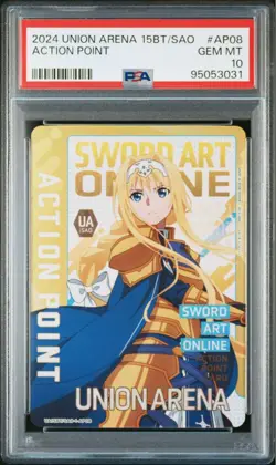 SAO Union Arena Alice AP PSA 10 Card One Owner No - Image 1