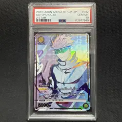 Union Arena Gojo Satoru Parallel PSA10 Star 2 TCG Card Gem Mint - Image 1