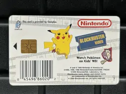 Nintendo Blockbuster Video Pokemon Snap Station Bulbasaur 1999 Collectible Card - Image 2