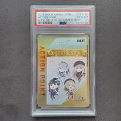 NIKKE Union Arena PSA 10 Action Point Card b349 Mint - Image 1