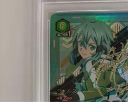 PSA10 Sinon SR Parallel Trading Card Anime Collectible Mint - Image 3