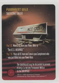 1996 Star Trek - The Card Game Permanent Wild Shuttlecraft Galileo - Image 1