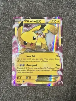 Pikachu EX XY84 Holo Pokemon card Ungraded - Image 1