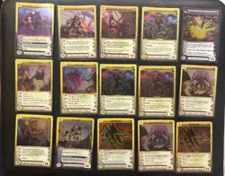 70 Trading Card Lot Of Chaotic Game Cards ALL FOIL - Image 4
