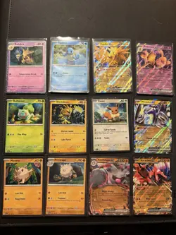 Pokemon 12 Card SVP Black Star Promo Lot 151 Mew PAL. - Image 1