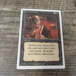 Magic The Gathering MTG Demonic Tutor Revised 3rd 1994 LP Excellent Ungraded - Image 1