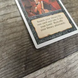 Magic The Gathering MTG Demonic Tutor Revised 3rd 1994 LP Excellent Ungraded - Image 2