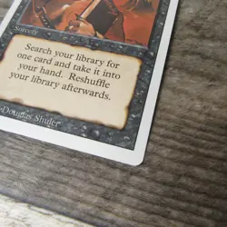 Magic The Gathering MTG Demonic Tutor Revised 3rd 1994 LP Excellent Ungraded - Image 5