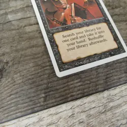 Magic The Gathering MTG Demonic Tutor Revised 3rd 1994 LP Excellent Ungraded - Image 2