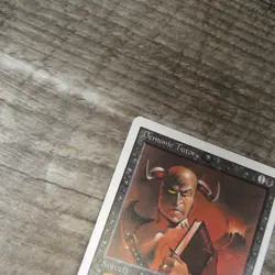 Magic The Gathering MTG Demonic Tutor Revised 3rd 1994 LP Excellent Ungraded - Image 3