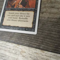 Magic The Gathering MTG Demonic Tutor Revised 3rd 1994 LP Excellent Ungraded - Image 5