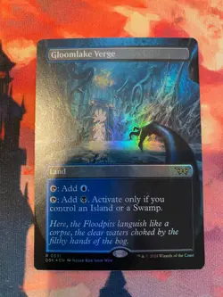 MTG Duskmourn Gloomlake Verge Borderless Foil - Image 1