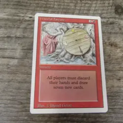 Magic The Gathering MTG Wheel Of Fortune Revised 3rd 1994 LP Excellent Ungraded - Image 1