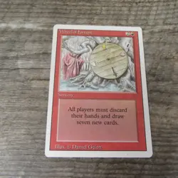 Magic The Gathering MTG Wheel Of Fortune Revised 3rd 1994 LP Excellent Ungraded - Image 1