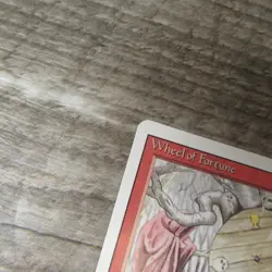 Magic The Gathering MTG Wheel Of Fortune Revised 3rd 1994 LP Excellent Ungraded - Image 3