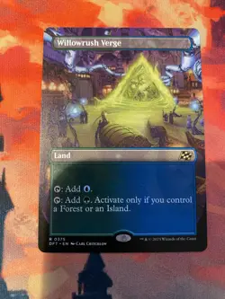 MTG Aetherdrift Willowrush Verge Borderless - Image 1
