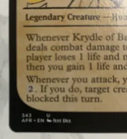 Krydle of Baldur's Gate #343 Forgotten Realms Legendary Creature MTG Magic - Image 3