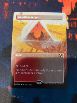 MTG Aetherdrift Sunbillow Verge Borderless - Image 1