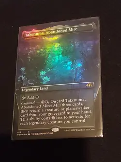 Mtg Takenuma Abandoned Mire (Foil Boardless Alt Art) - Image 1