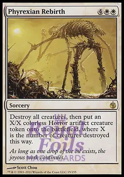 Phyrexian Rebirth 1x FOIL MBS MTG Mirrodin Besieged Rare MINT white - Image 1