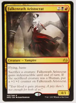 MTG Falkenrath Aristocrat #163 Modern Masters 2017 Magic the Gathering - Image 1