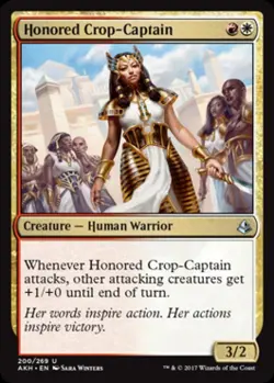 Honored Crop-Captain - Light Play MTG Amonkhet - Image 1