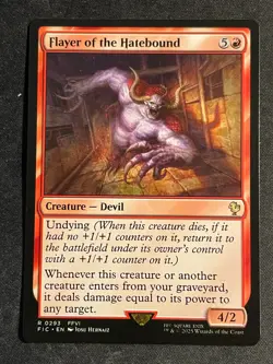 MTG Flayer of the Hatebound, NM-Mint, (FIC #0293) Regular - Image 1
