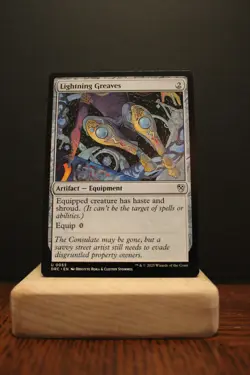 Lightning Greaves NM Regular Commander: Aetherdrift - MTG Cards ManaFam - Image 1