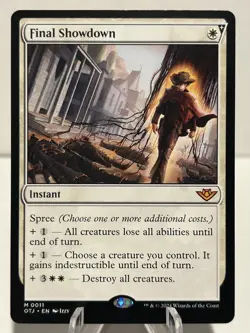 Final Showdown 11 M Outlaws of Thunder Junction NM MTG Magic the Gathering - Image 1