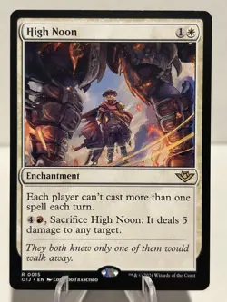 High Noon 15 R Outlaws of Thunder Junction NM MTG Magic the Gathering - Image 1