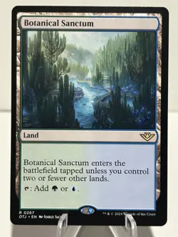 Botanical Sanctum 267 R Outlaws of Thunder Junction NM MTG Magic the Gathering - Image 1