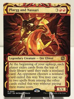 Plargg and Nassari (Showcase) 68 R March of the Machine: The Aftermath NM MTG - Image 1