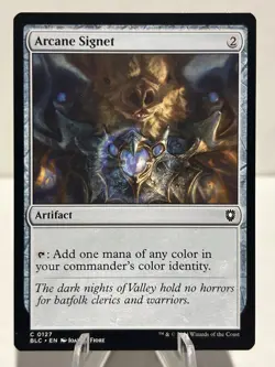 Arcane Signet 127 C Commander: Bloomburrow NM MTG Magic the Gathering - Image 1