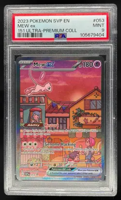 Pokemon S&V Black Star Promos Mew ex PSA 9 Mint #053 Quantity - Image 4