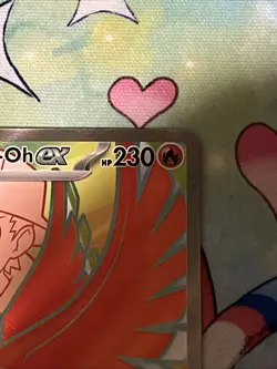 Pokemon Ethan's Ho-Oh EX 209 Ultra Rare Full Art Destined Rivals - Image 3