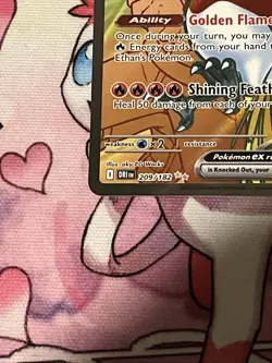 Pokemon Ethan's Ho-Oh EX 209 Ultra Rare Full Art Destined Rivals - Image 5
