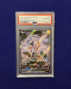 PSA 10 Arceus V #166 SWSH Brilliant Star 2022 Pokemon GEM MINT - Image 1