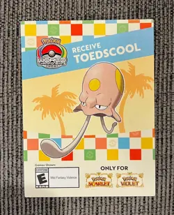 Exclusive Pokemon Worlds Anaheim 2025 TOEDSCOOL Code Switch Scarlet or Violet - Image 1