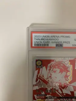 YuGiOh Tanjiro Kamado Union Rare Winner PSA10 Union Arena - Image 3