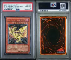 PSA 10 YuGiOh Sacred Phoenix of Nephthys Ultimate Rare Collectors Trading Card - Image 2