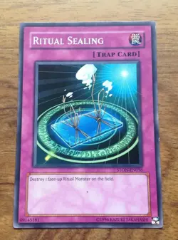 YuGiOh Ritual Sealing STON-EN056. Free Postage - Image 1