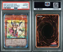 YuGiOh Dark Magician Girl Apprentice PSA10 25th Quarter Century Secret Japan - Image 3