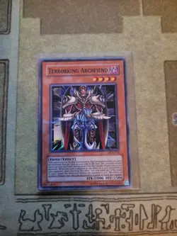 YUGIOH TERRORKING ARCHFIEND DCR-072 SUPER UNLIMITED ED NM - Image 1