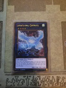 YUGIOH LIGHTNING CHIDORI PGL3-EN070 GOLD 1ST ED NM - Image 1