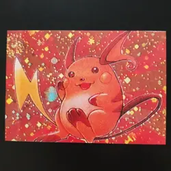 Pokemon Photos Fujifilm Fujicolor Raichu Early Card Game Illustration Old Back G - Image 1
