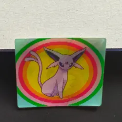Pokemon Eevee Meiji Zoom Up Sticker / Advanced Generation Lenticular Change Card - Image 2
