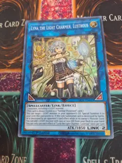 Yugioh Lyna the Light Charmer, Lustrous LIOV-EN049 Super Rare 1st Edition NM - Image 1