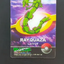 Rayquaza Pokemon 3D Mini Card Advanced Generation Lenticular Sweets Bonus - Image 3