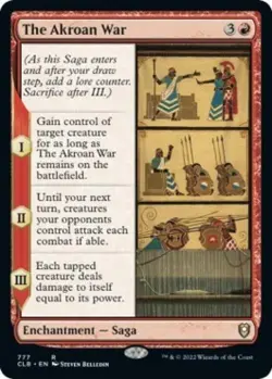 The Akroan War - Near Mint MTG Commander Legends: Battle for Baldur's Gate - Image 1