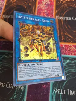 Yugioh Sky Striker Ace - Kaina SAST-EN055 Super Rare 1st Edition Near Mint - Image 2